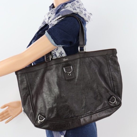 Gucci Handbags - 💎✨Authentic✨💎GUCCI Leather Abbey Tote Bag
